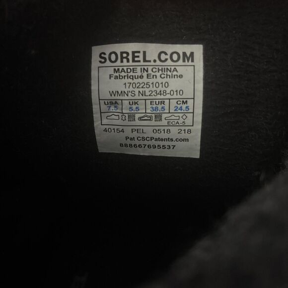Sorel Women's Black Slimpack II Boots - Picture 4 of 4